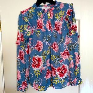 Loft floral blouse